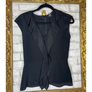 Paul Smith Silk Ruffle Sleeveless Top